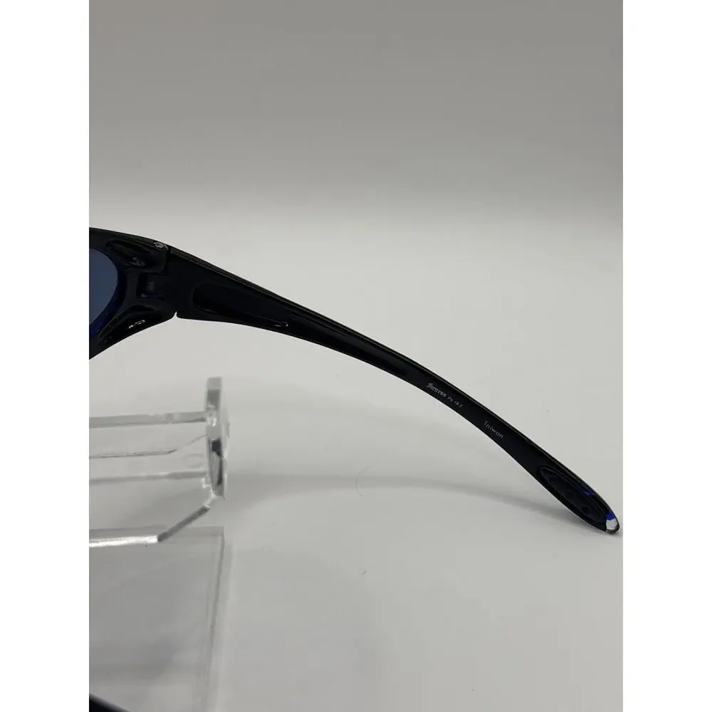 Vortex Fortress PS18.2 Black Wrap Sunglasses Blue Lenses Taiwan